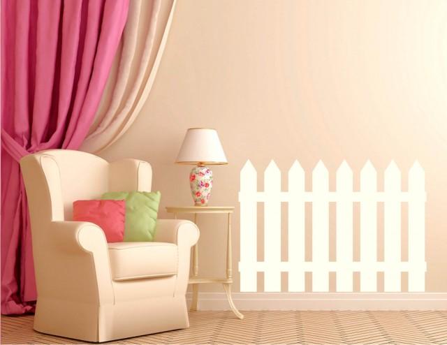 Nursery Wall Decal Picket Fence Children S Room Decor Nursery Wall Decal Picket Fence