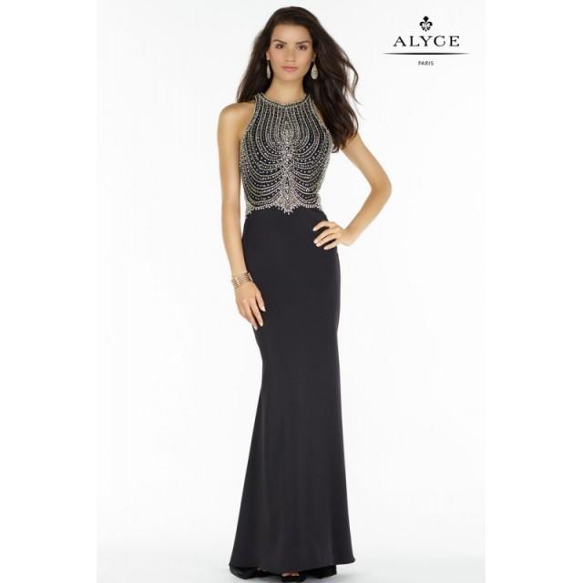 Alyce 6693 Prom Dress - Jewel Prom Fitted Long Alyce Paris Dress - 2017 ...