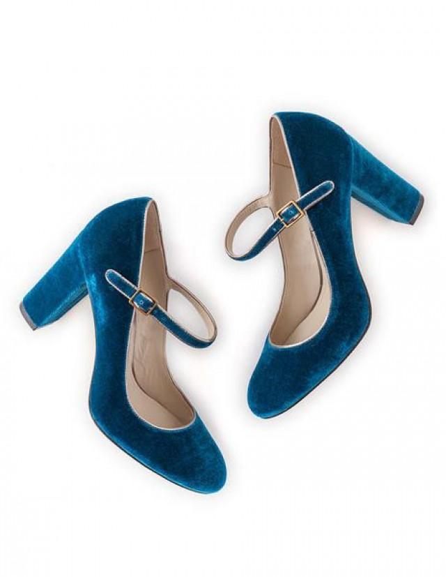 Shoe - Mary Jane (Rich Turquoise) #2701154 - Weddbook