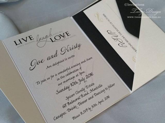 Modern Elegant Wedding Invitations 7