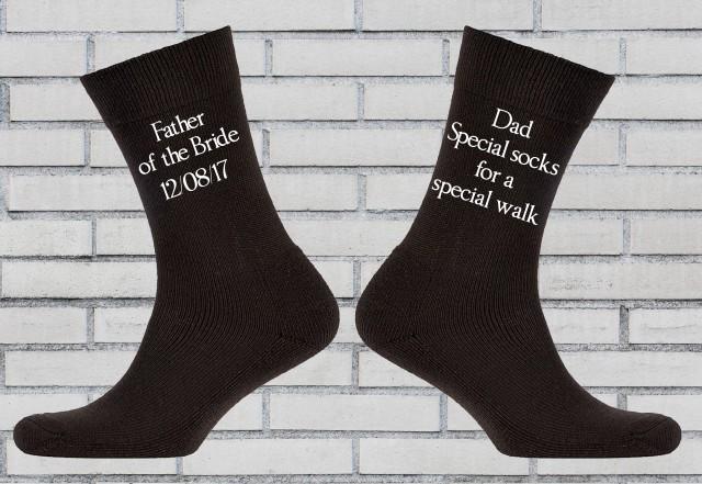 Father Of The Bride Socks, Special Socks For A Special Walk, Dad Gift ...
