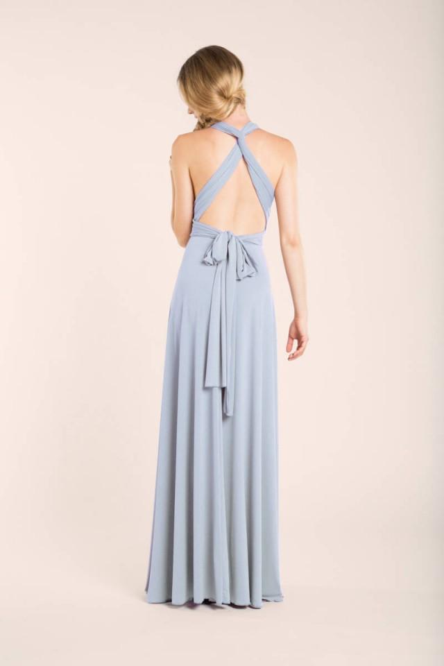 Light Blue Dress, Serenity Blue Bridesmaid Dress, Light Blue Long Dress ...