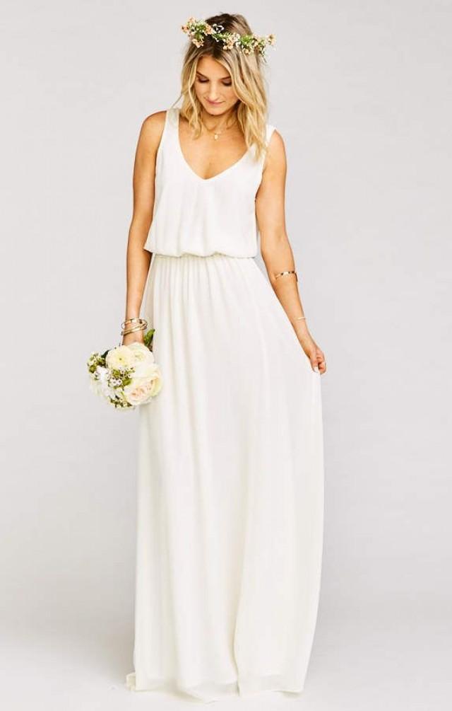 Show Me Your Mumu Kendall Maxi Dress ~ Wedding Cake Chiffon # ...
