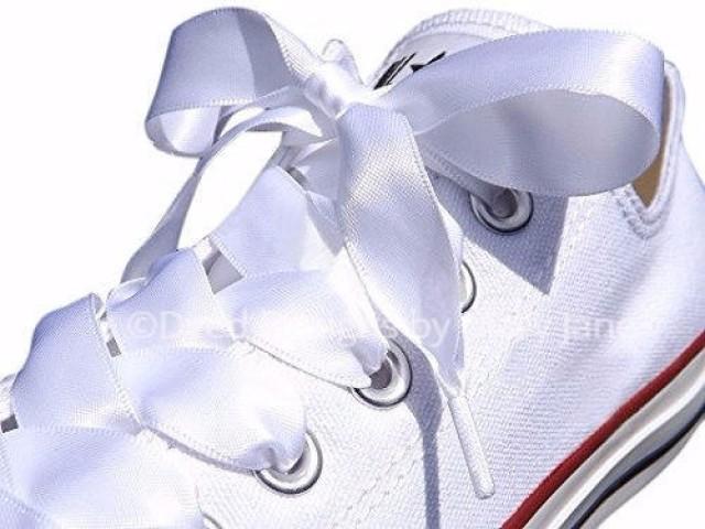 Satin Laces, Wedding Shoelaces, 7/8 Inch Satin Laces, Tennis Shoelaces ...
