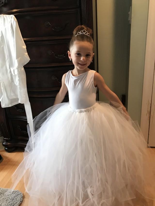 Dress - Flower Girl Tutu Tulle Skirt #2914182 - Weddbook