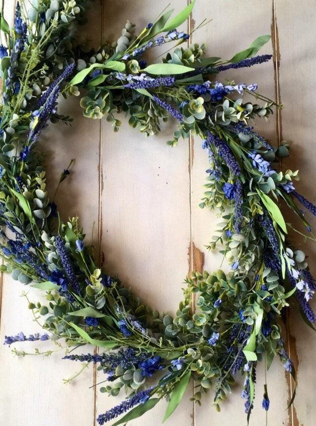 Lavender And Eucalyptus Garland; Wedding Garland; Lavender Mantle ...