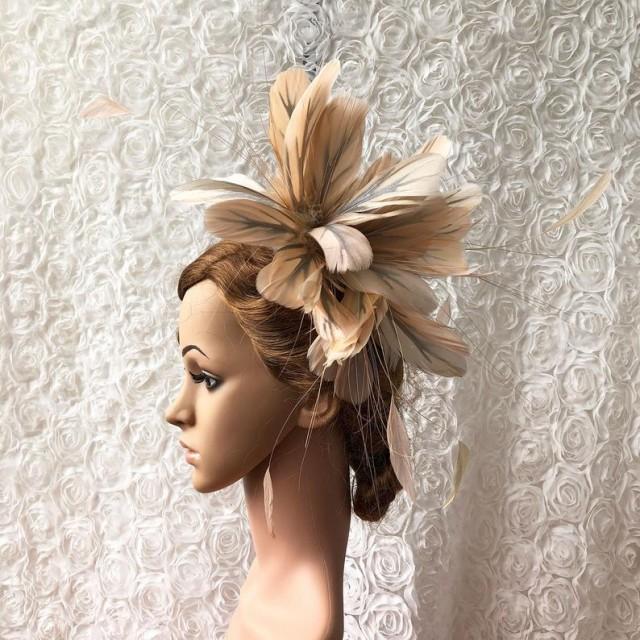 Coque Feather Stripped Coque Feather Flower Millinery Feather Mount ...