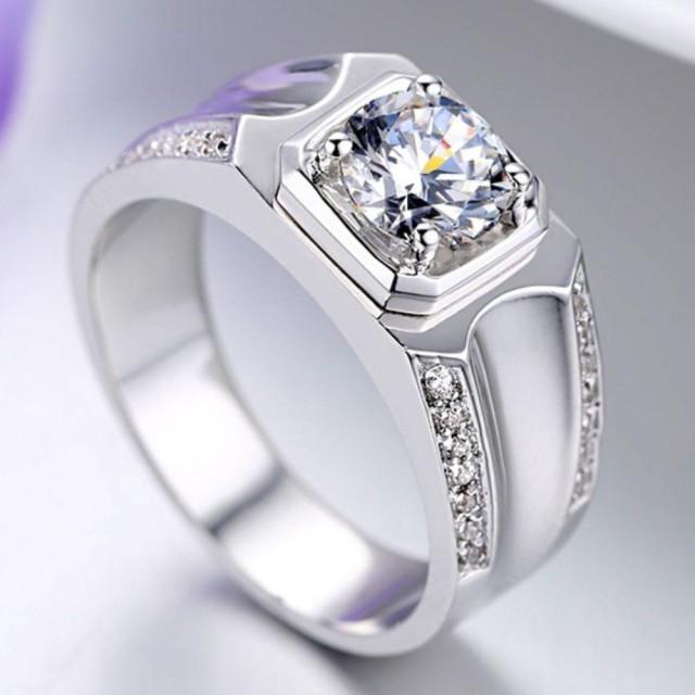 Buy - 1.5 Ct Men's Moissanite Ring #2967328 - Weddbook