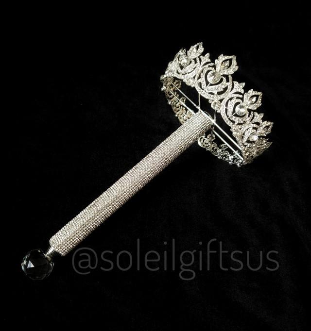 Bouquet Holder, Fancy Bridal Bouquet Holder With Crystals, Elegance ...