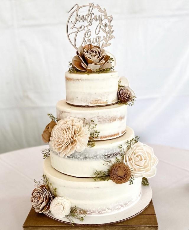 DIY Cake Flowers, Sola Wood Cake Flowers, Cake Topper, Loose Cake ...